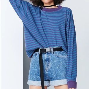 UO BDG striped long sleeve